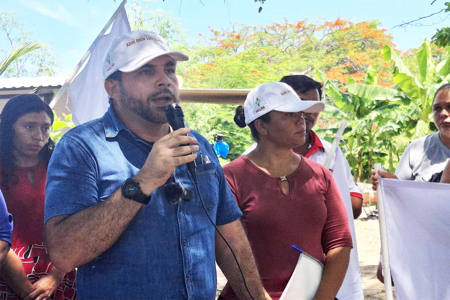 Ángel Flores is a land defender who has denounced the displacement of indigenous and peasant communities due to state-led megaprojects in Eastern El Salvador © Gabriela Villarroel/FOCOS