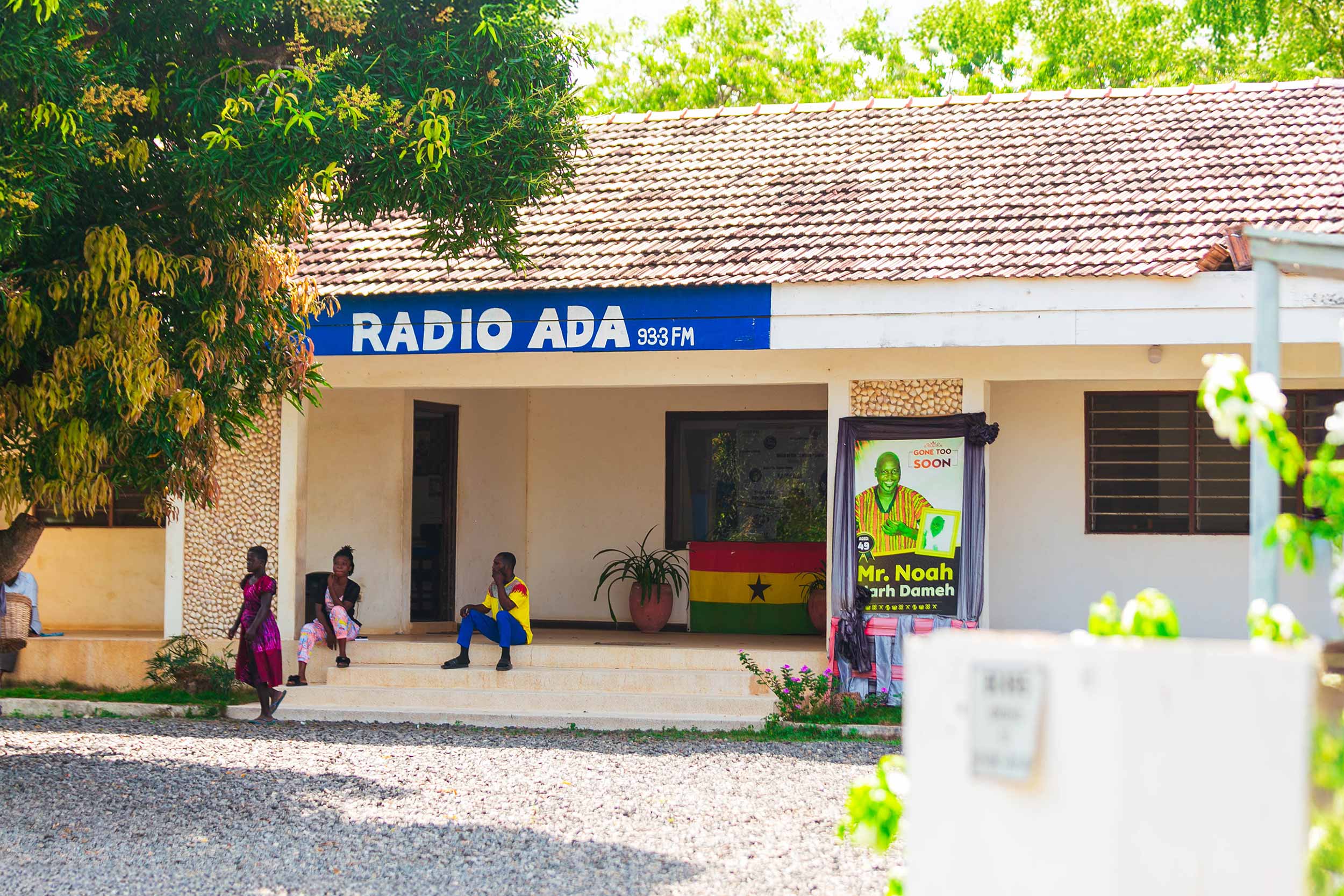 Radio Ada is a community station defying pressure to continue broadcasting on local issues. © Edward Clement Kumsah