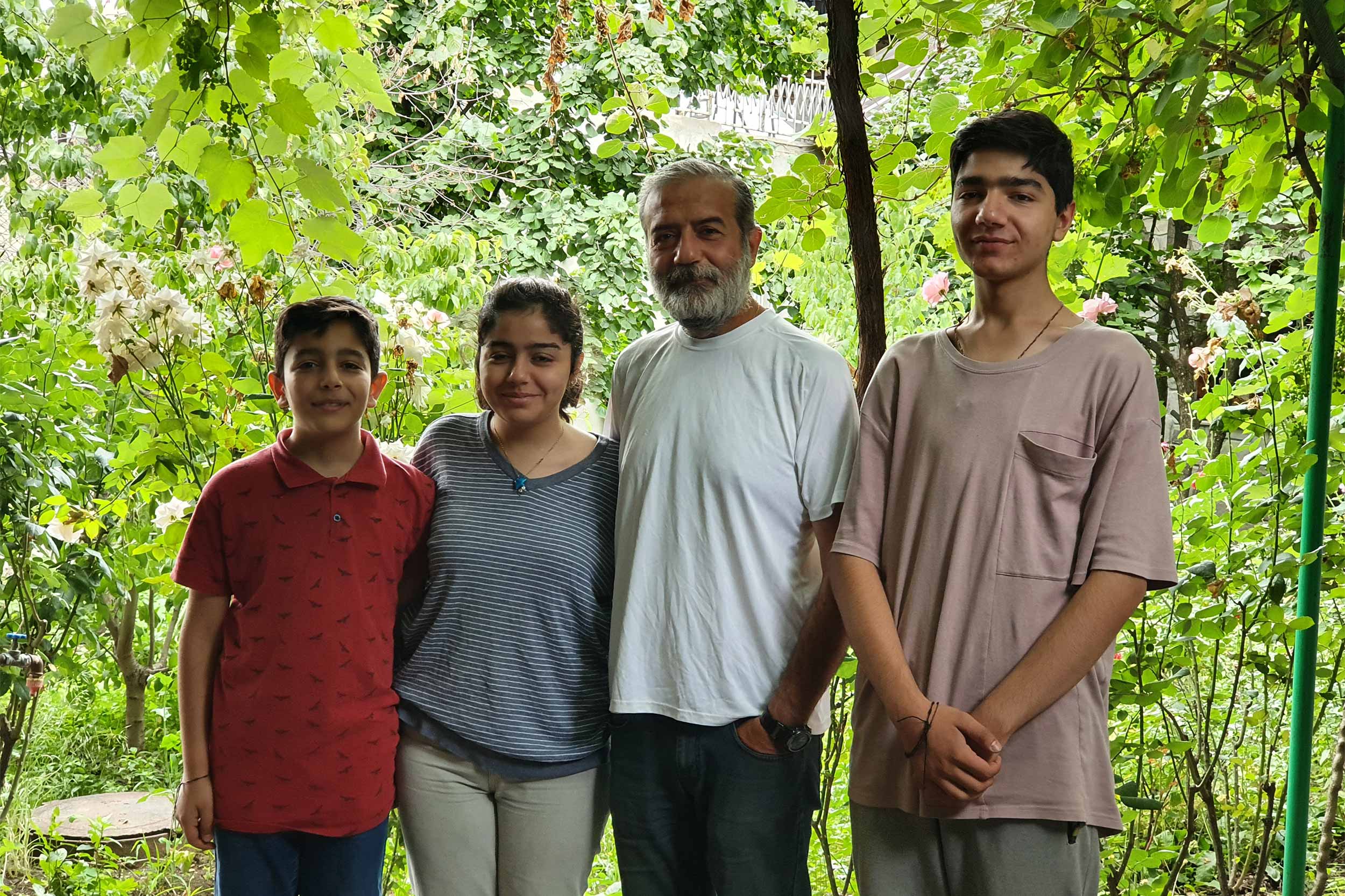 Hovik, his wife Isabel and their three children arrived in Stepanakert from their native Aleppo in Syria in 2012. © Arshaluis Mghdesyan/IWPR