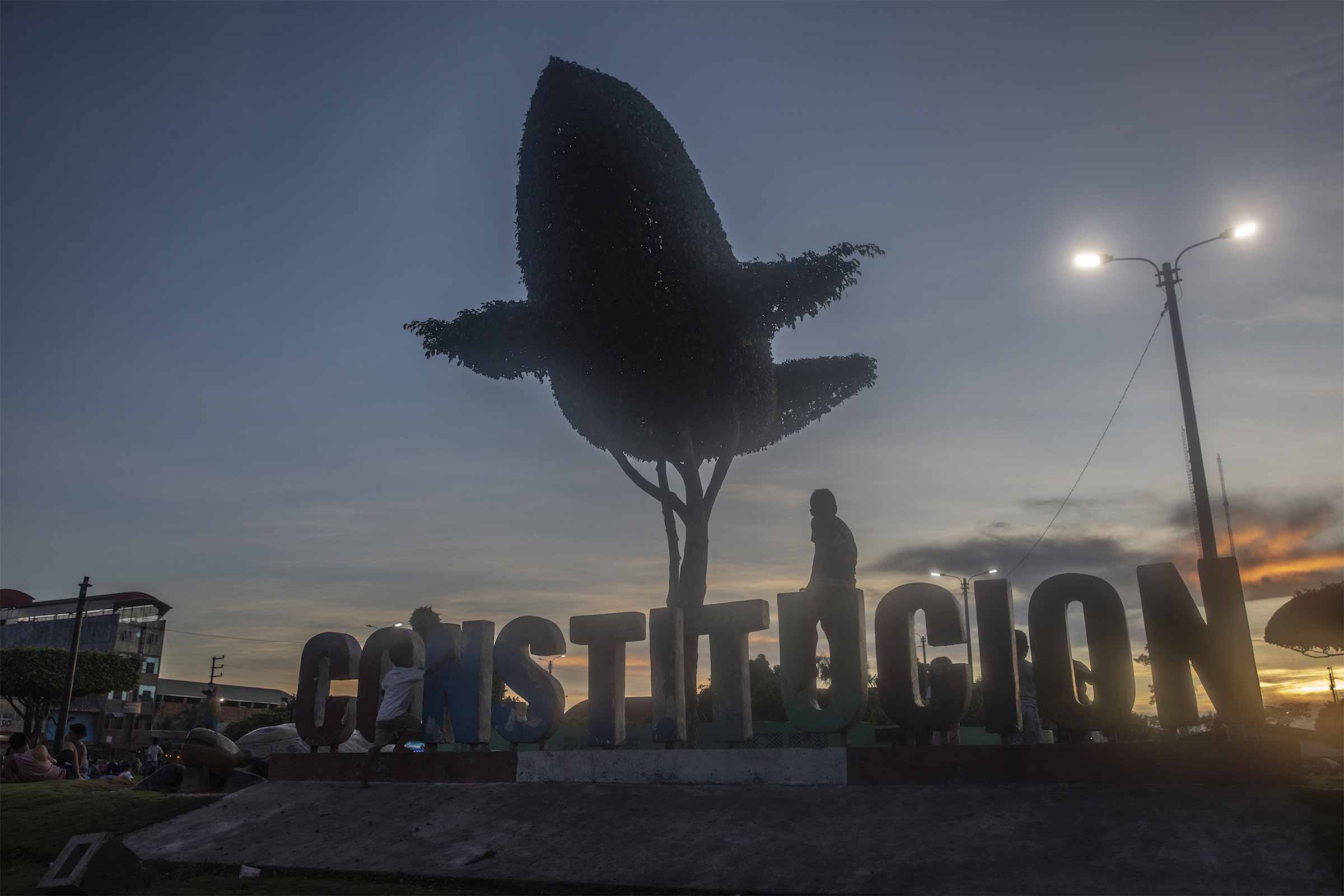 The Fernando Belaúnde Terry highway, also known as Marginal de la Selva, crosses Ciudad Constitución. © Mongabay