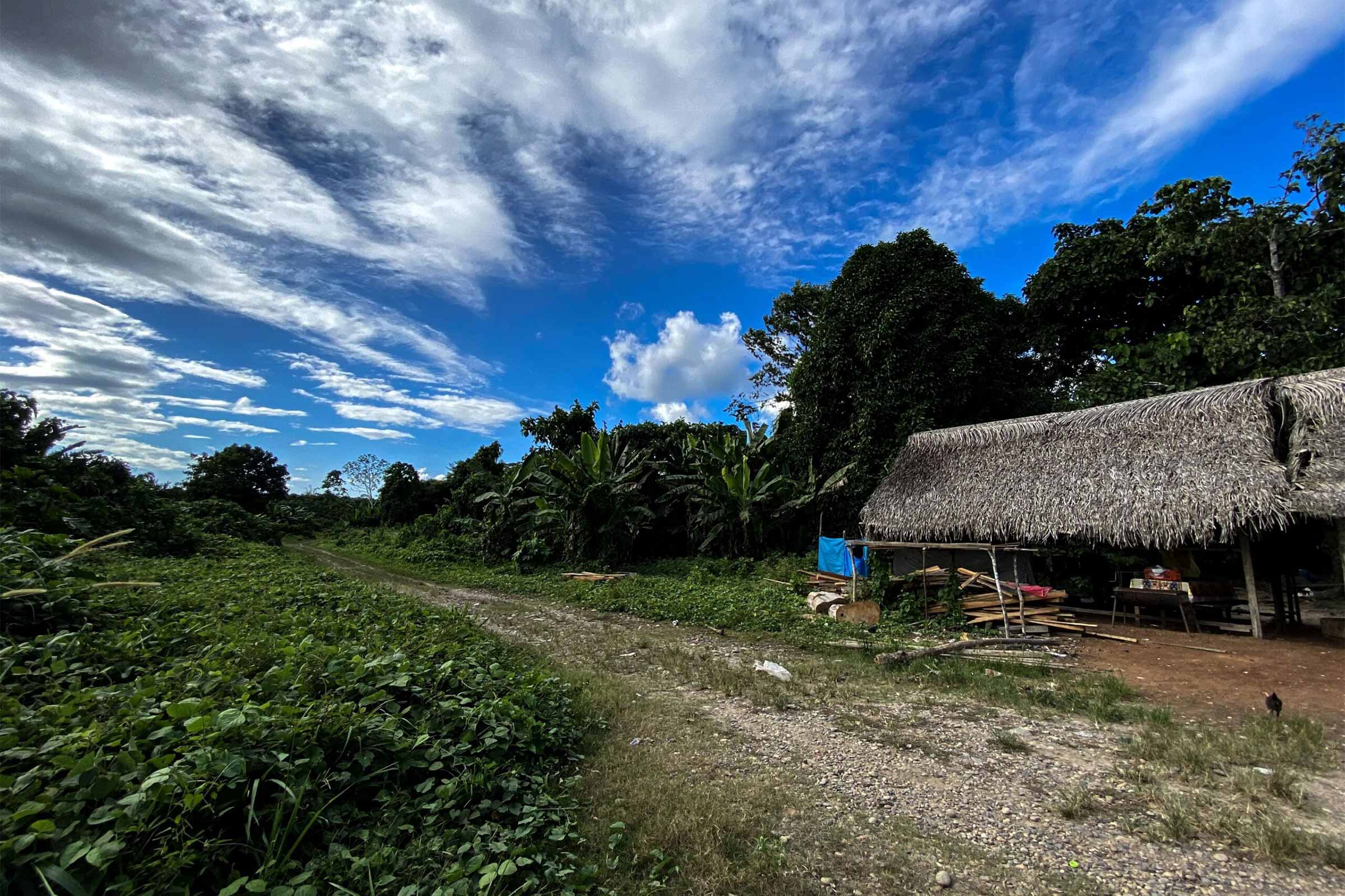 The pressure from drug trafficking has grown so intense that in Atalaya province the airstrips pass through some of the Indigenous communities. This one is in Galilea, for example. © Mongabay