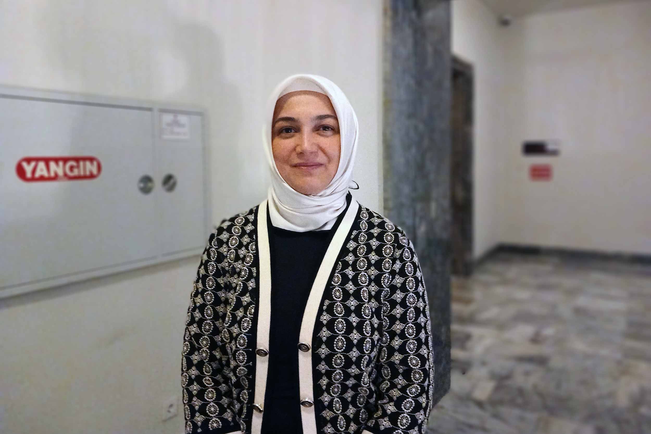 Aynur Ekiz is a journalist with the Anadolu Agency in Ankara. © Nisa Nur Ballı