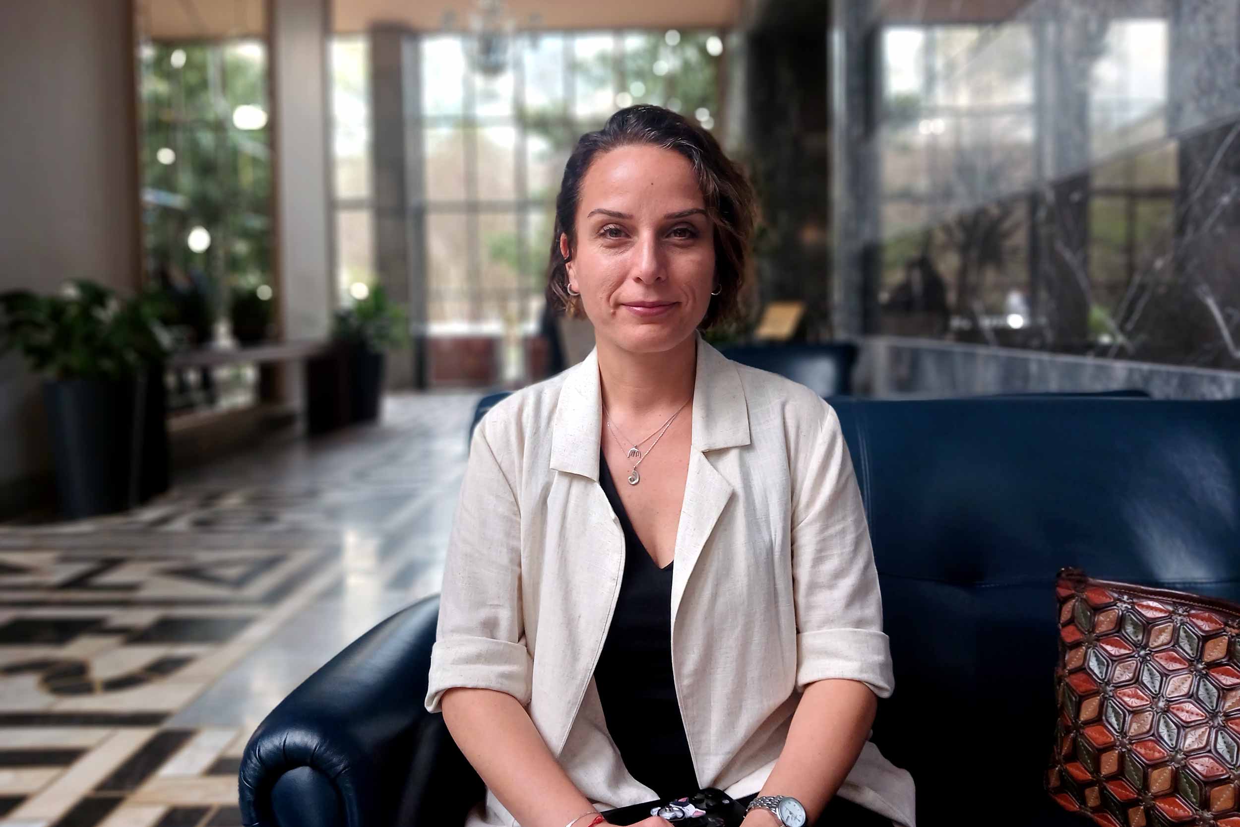Ceren Bayar is a veteran parliamentary reporter. © Nisa Nur Ballı