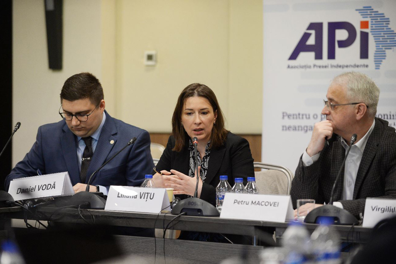 Liliana Vitu, President of the Audiovisual Council (AC), said that the recent amendments to the Audiovisual Media Services Code, approved in June 2022, resulted in an improvement of the quality of broadcasting. © API Moldova