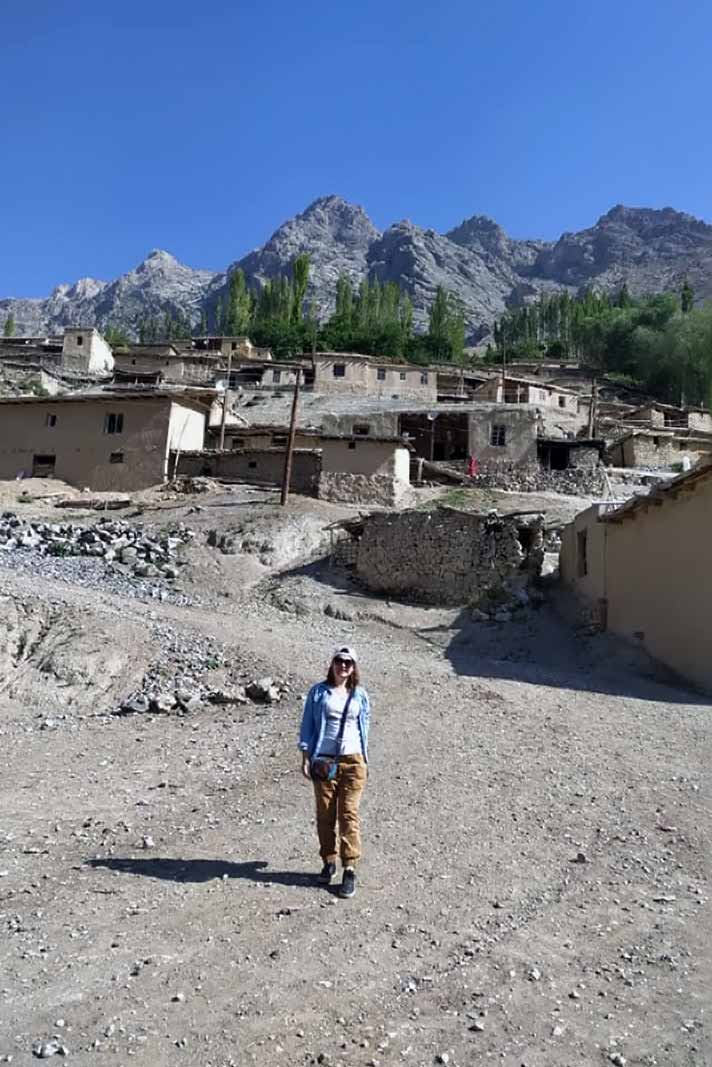 Farangis Sharipova has been a mountain guide for the last ten years.