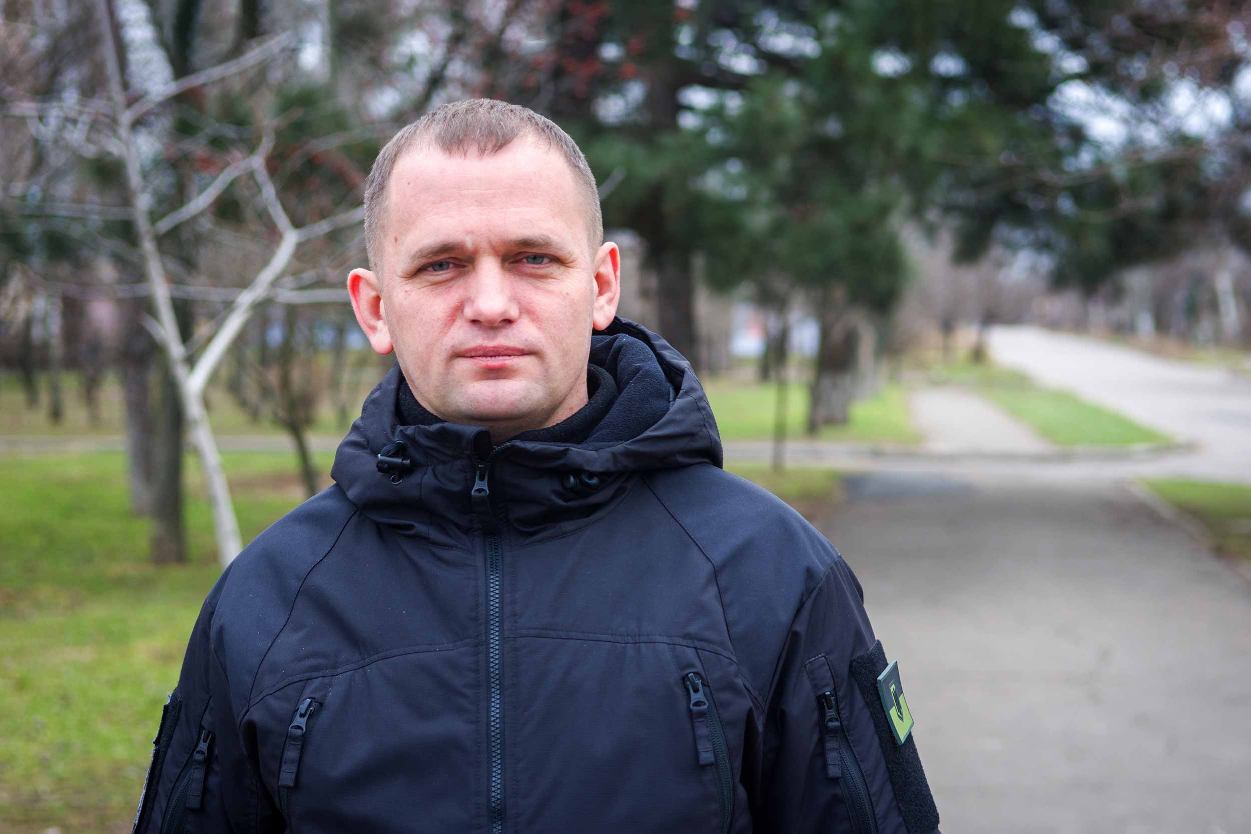 Andriy Kovalenko, head of the Kherson war crimes unit, heads a team of 15, responsible for investigating more than 10,000 war crimes in the region. © M. Shtekel