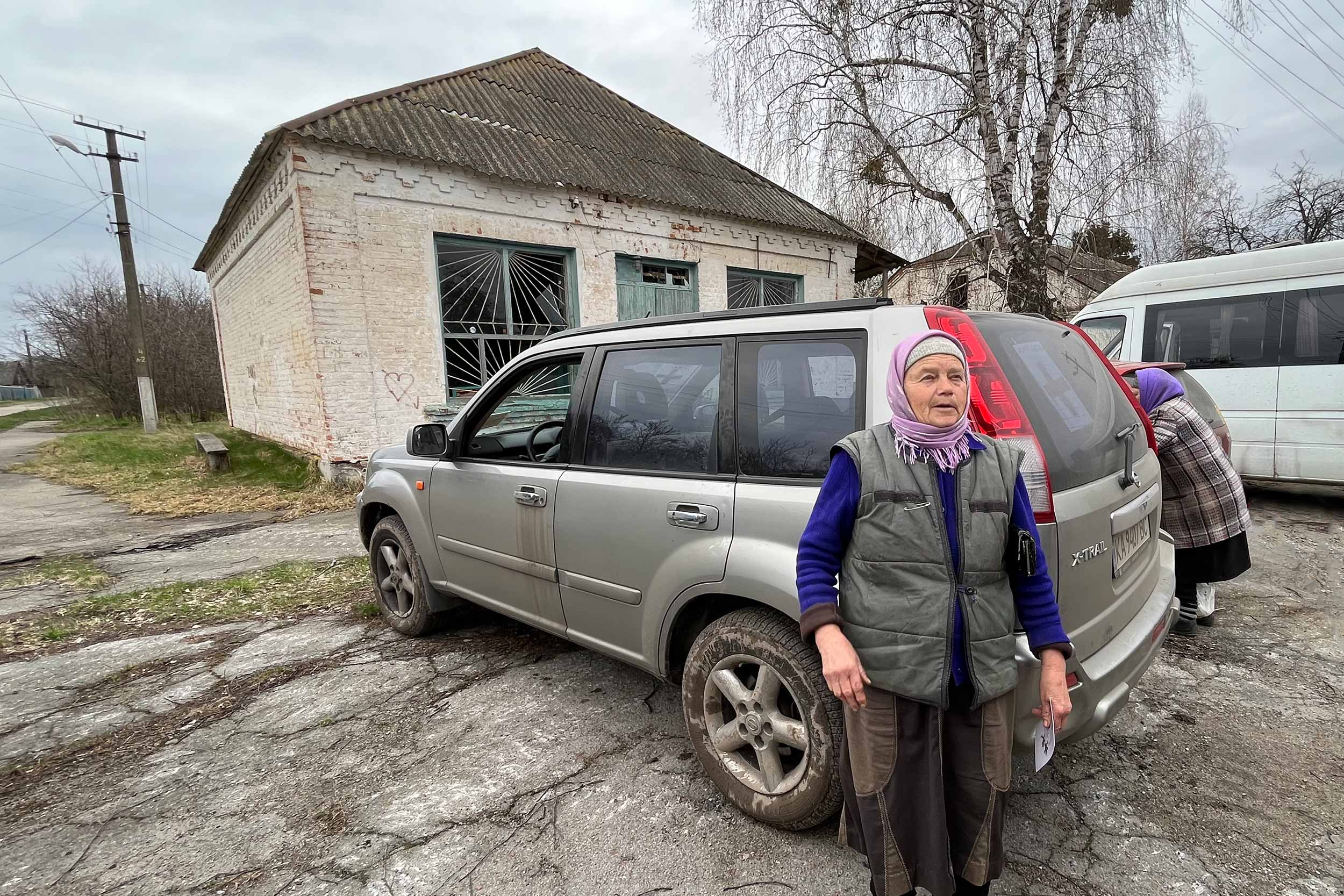 Halyna Mykytivna Semenenko, a former factory and post-office worker in the village of Zirka. © IWPR