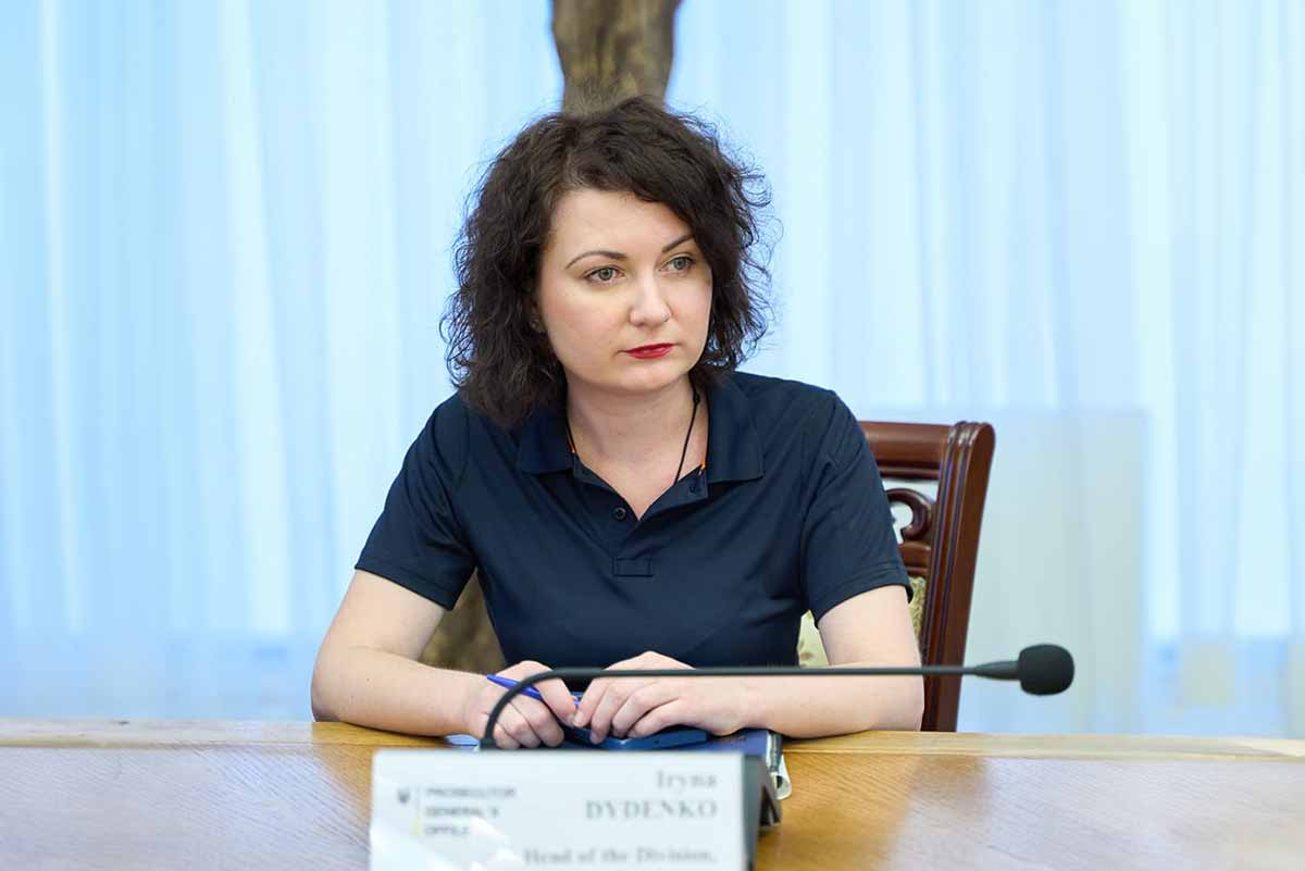Iryna Didenko heads a specialised department at the Prosecutor General's Office of Ukraine. © Wikimedia commons.