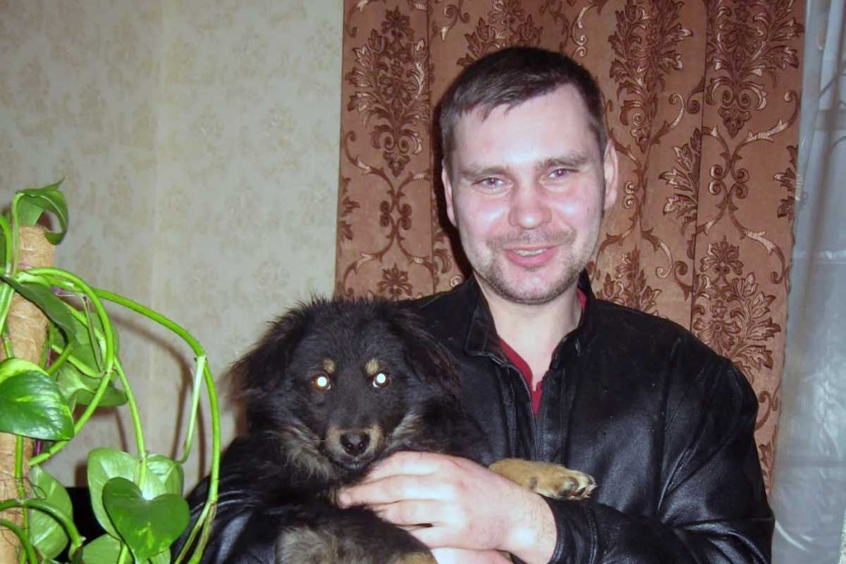 Chernihiv Vitaliy Serhiyenko, a 42-year-old electrician, was killed on March 5, 2022 by Russian pilot Alexander Krasnoiartsev after his jet was downed while flying over the city in north-eastern Ukraine. Photo courtesy of the family.